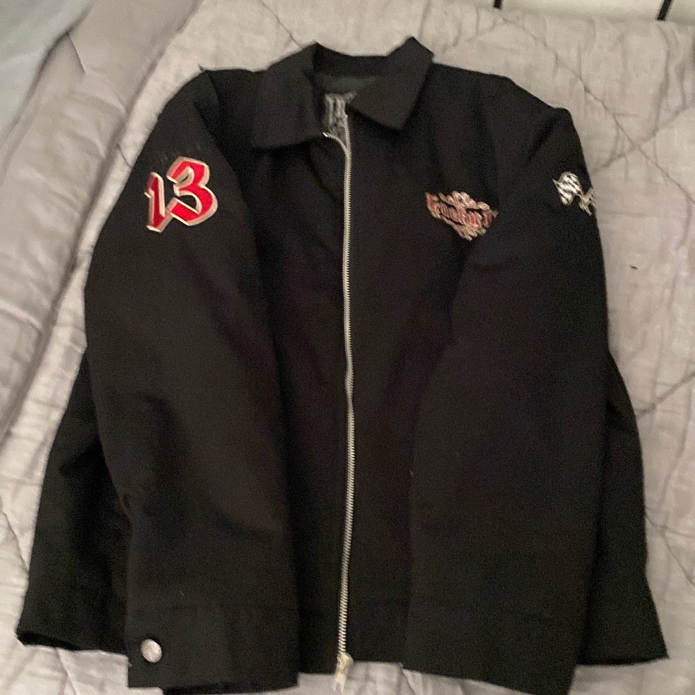 Lucky 13 quilted poly cotten blend jacket